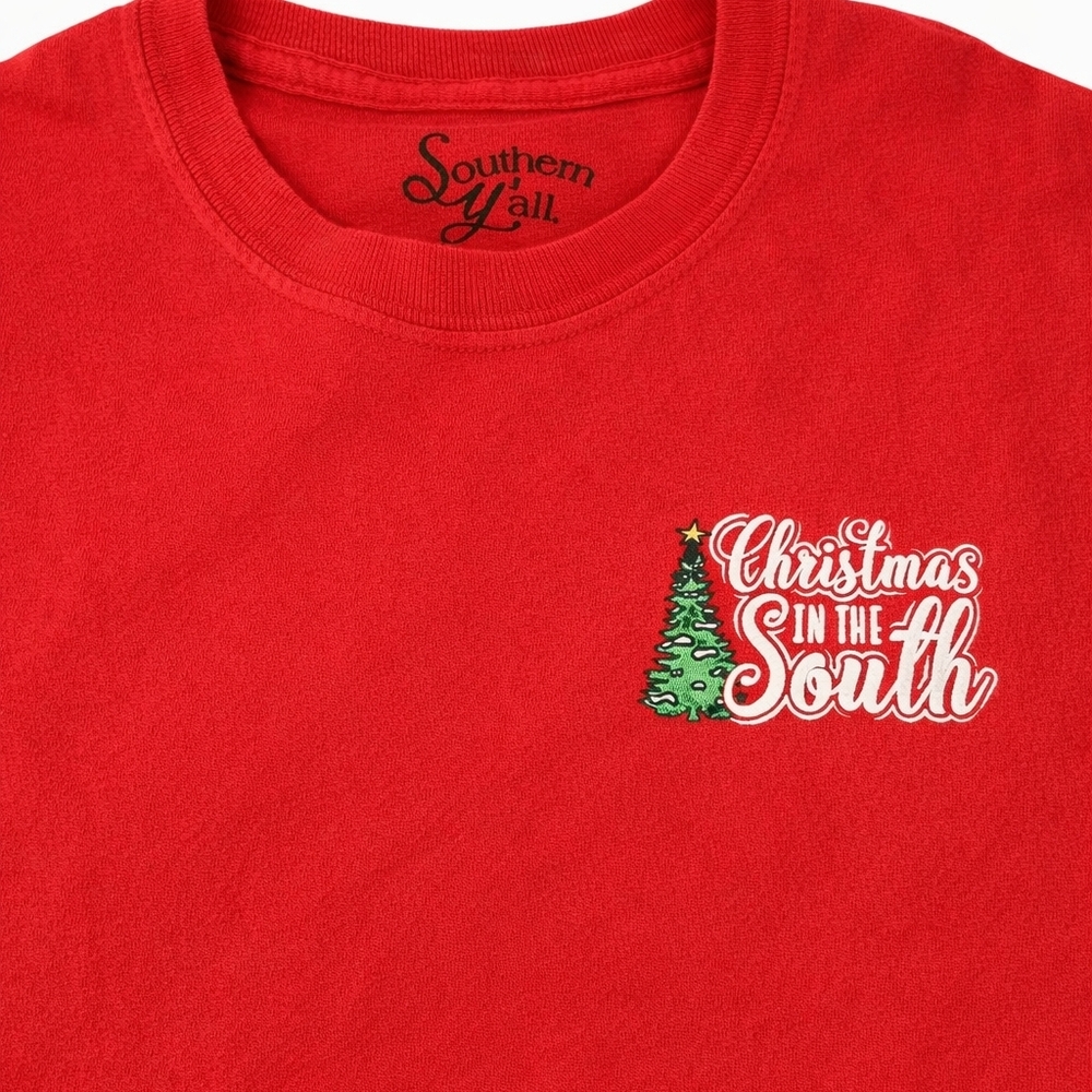 Set Of 2- Southern Girl Christmas T-Shirts Large - Picture 5 of 12